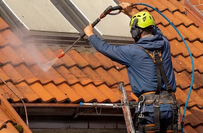 Démoussage et hydrofuge de toiture à Charnècles